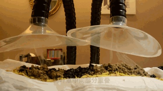 荷葉罩款艾灸煙霧凈化器吸煙能力