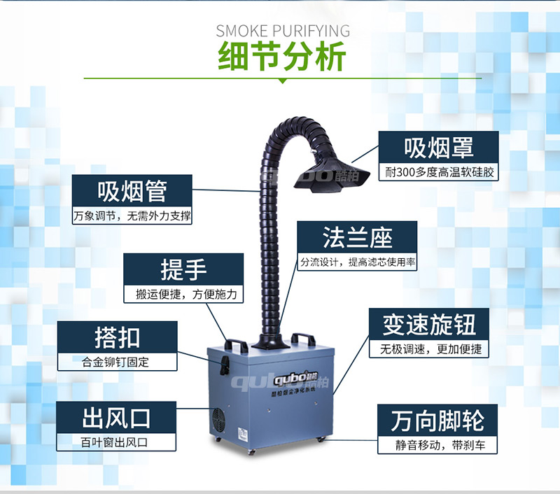 焊錫除煙設(shè)備DX2000細節(jié)